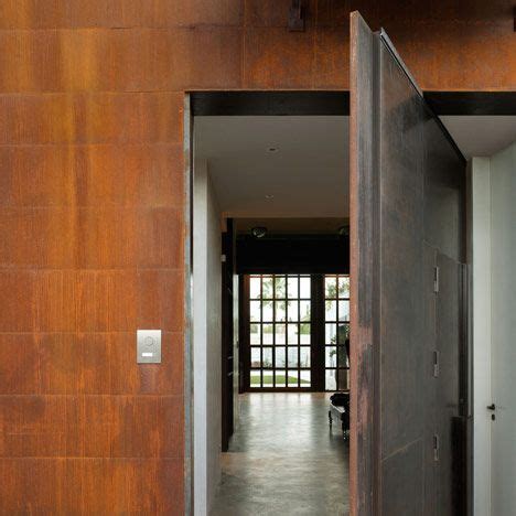 spain rusted metal house|House and photography studio by Olson Kundig with pivoting .